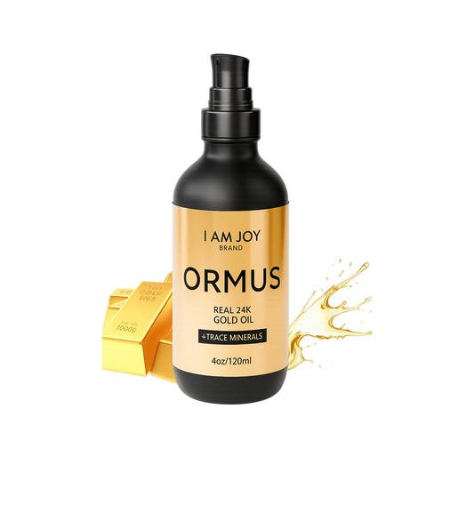 I Am Joy Co. Ormus Gold Oil Monoatomic | Supports Deeper Thought, Intuitive Awareness & Dream Clarity | Rich with Minerals, Platinum, Iridium | Non-Chemical Extraction | 4oz